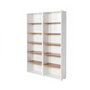 Hanah Home Evm 8221 Estantería Blanco y Nogal